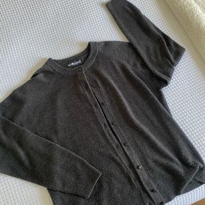 petite button down sweater